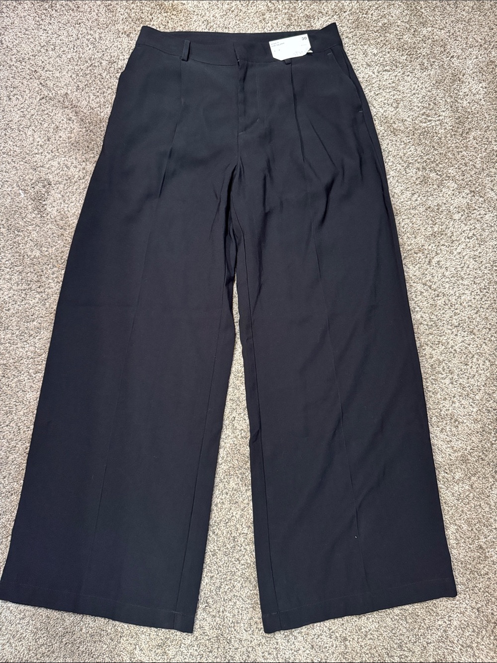 STYLUS Black Wide-Leg Women's Trousers